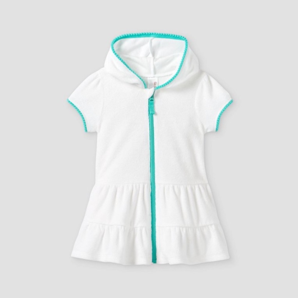 Cat & Jack Infant Girls Hooded Terry Cover Up